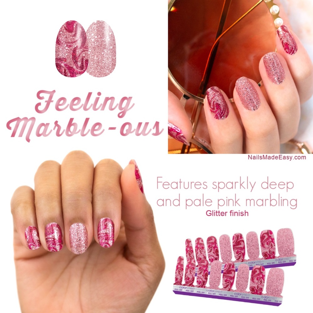 Retired Color Street Nail Strips - Feeling Marble-ous
